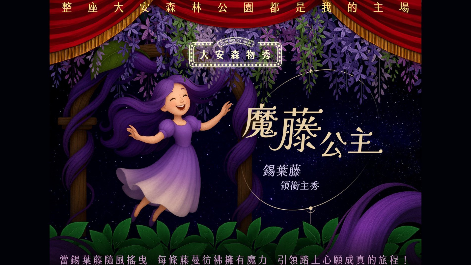 大安森Wood學系列 Vol. 3  #花語天使之顏｜紫色奇蹟正在綻放 錫葉藤